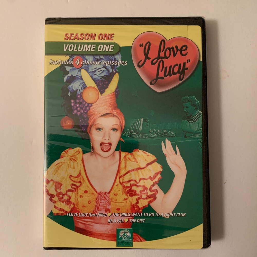 I Love Lucy DVD Season 1 4-episode sampler - factory sealed
